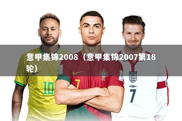 意甲集锦2008（意甲集锦2007第18轮）
